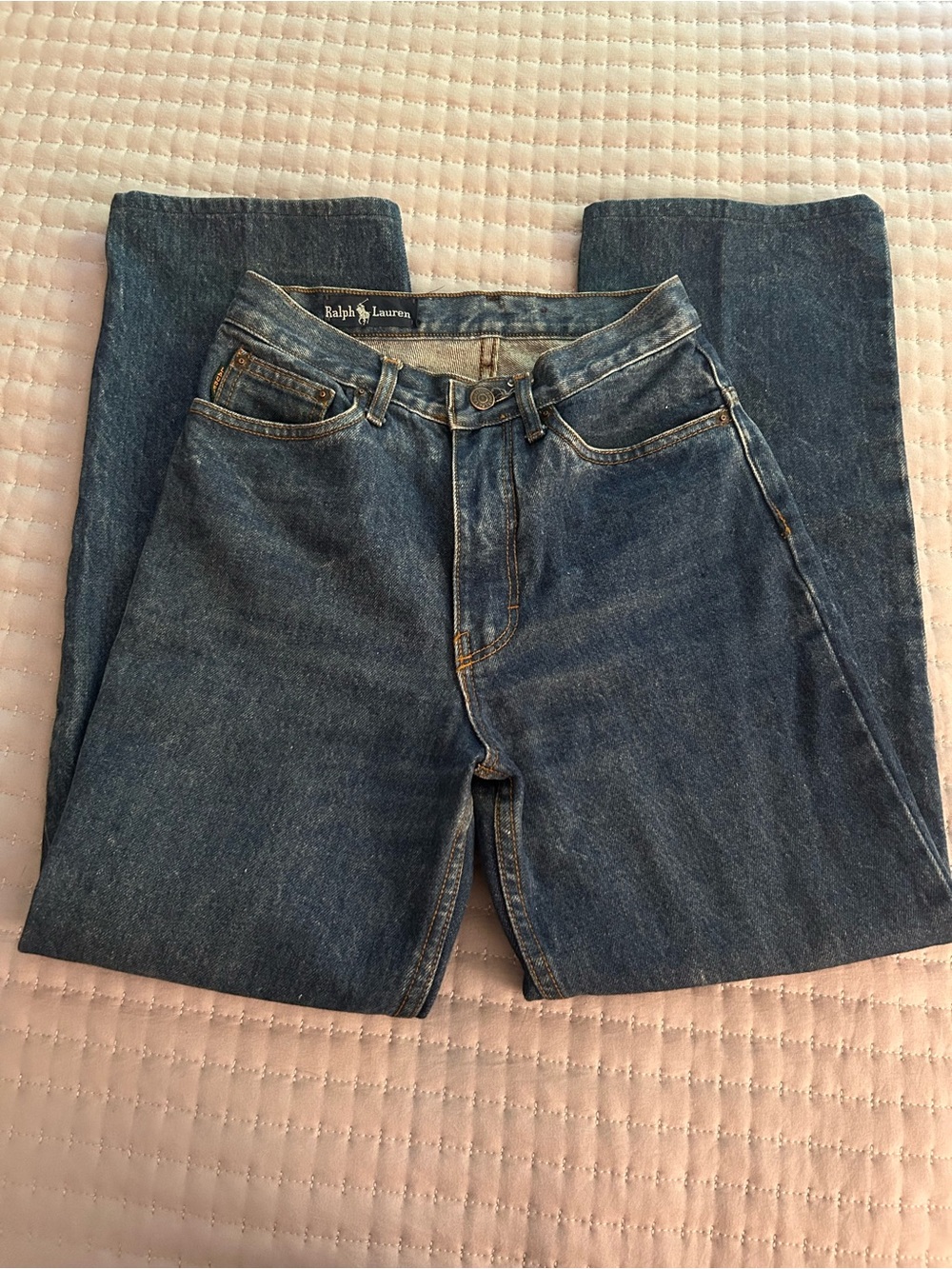 Vintage Ralph Lauren High Rise Straight Leg Jeans Size 4-6